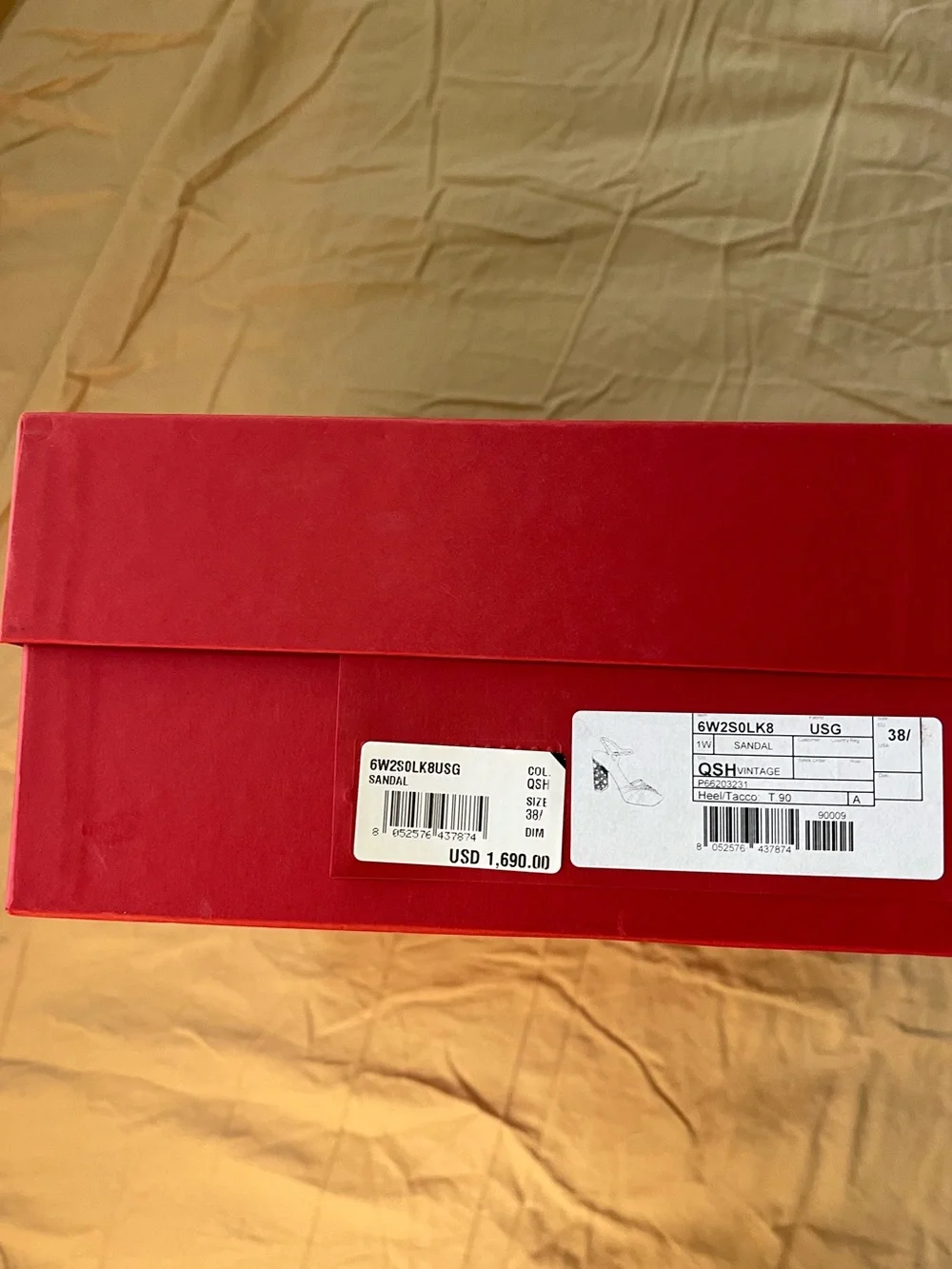 Valentino Garavani Bright Red Embossed Gift Box
